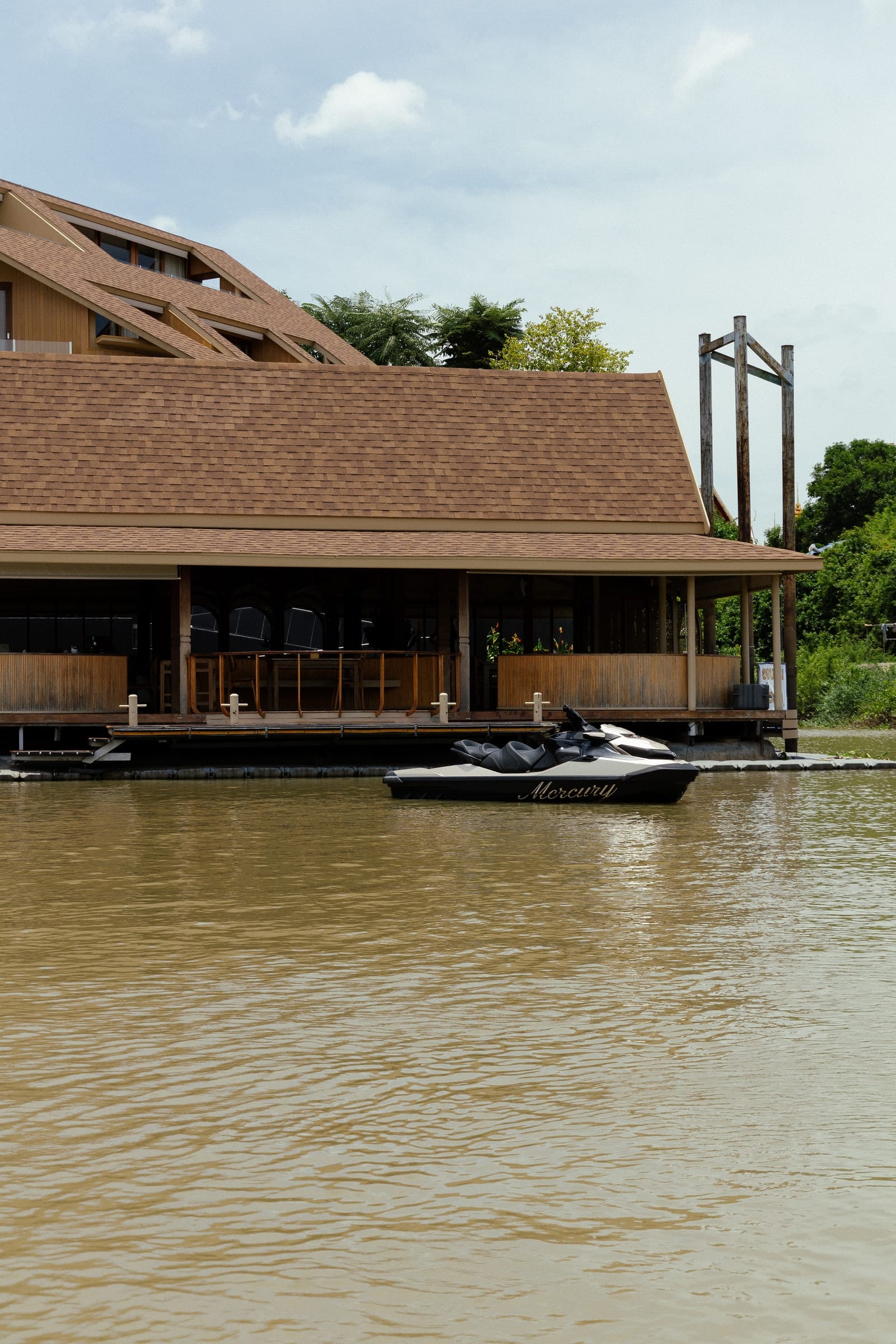 ท่าเรือยามเย็น — Mercury GT jet ski Ayutthaya (3)