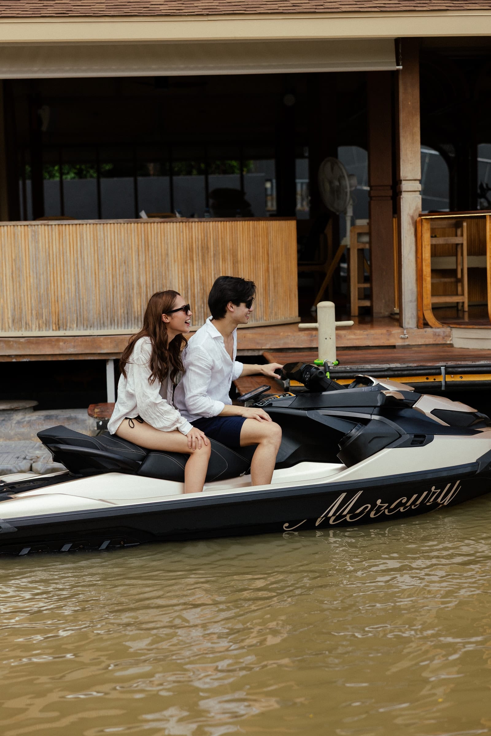 ท่าเรือยามเย็น — Mercury GT jet ski Ayutthaya (8)