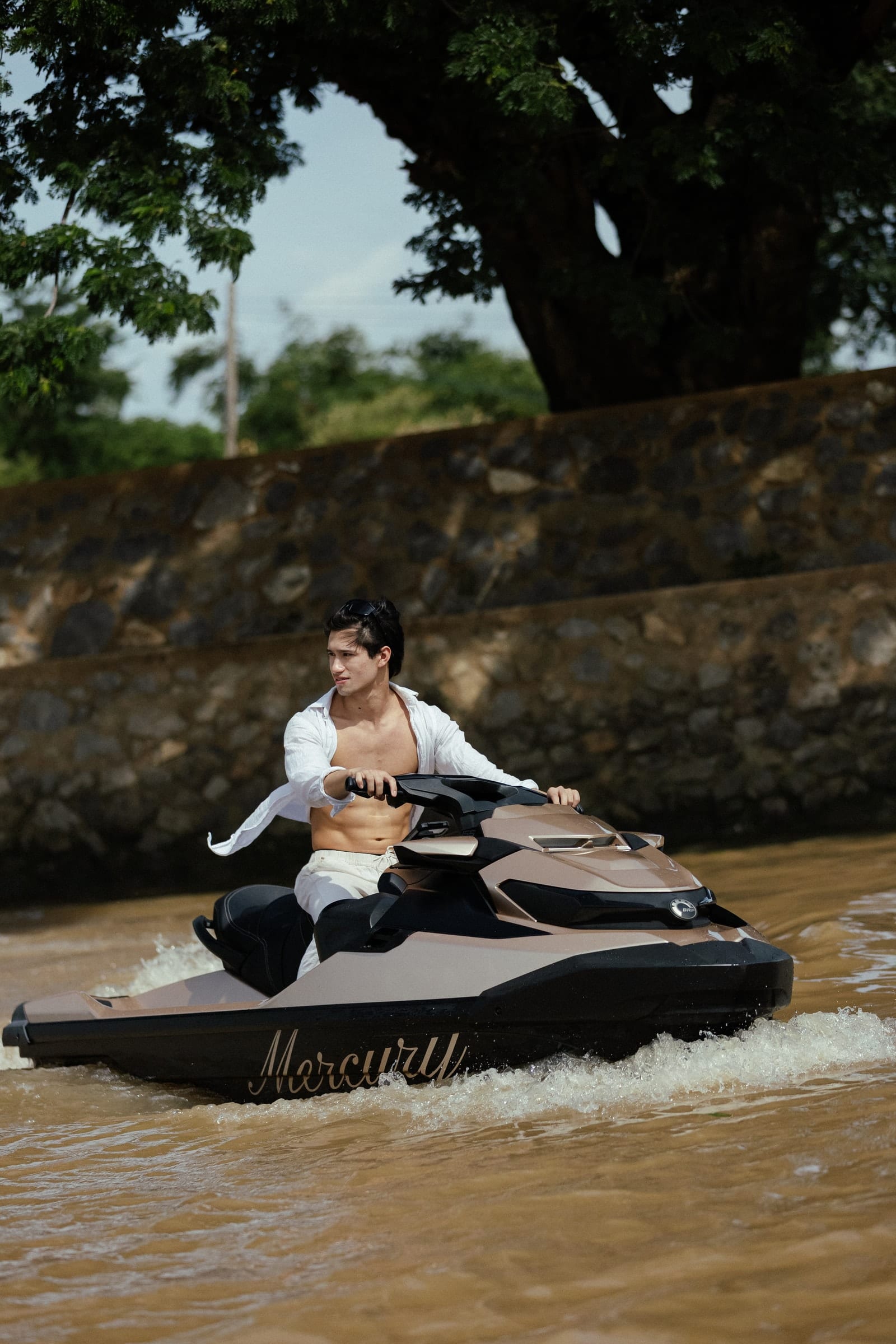 เปิดคันเร่ง — Mercury GT jet ski Ayutthaya (39)