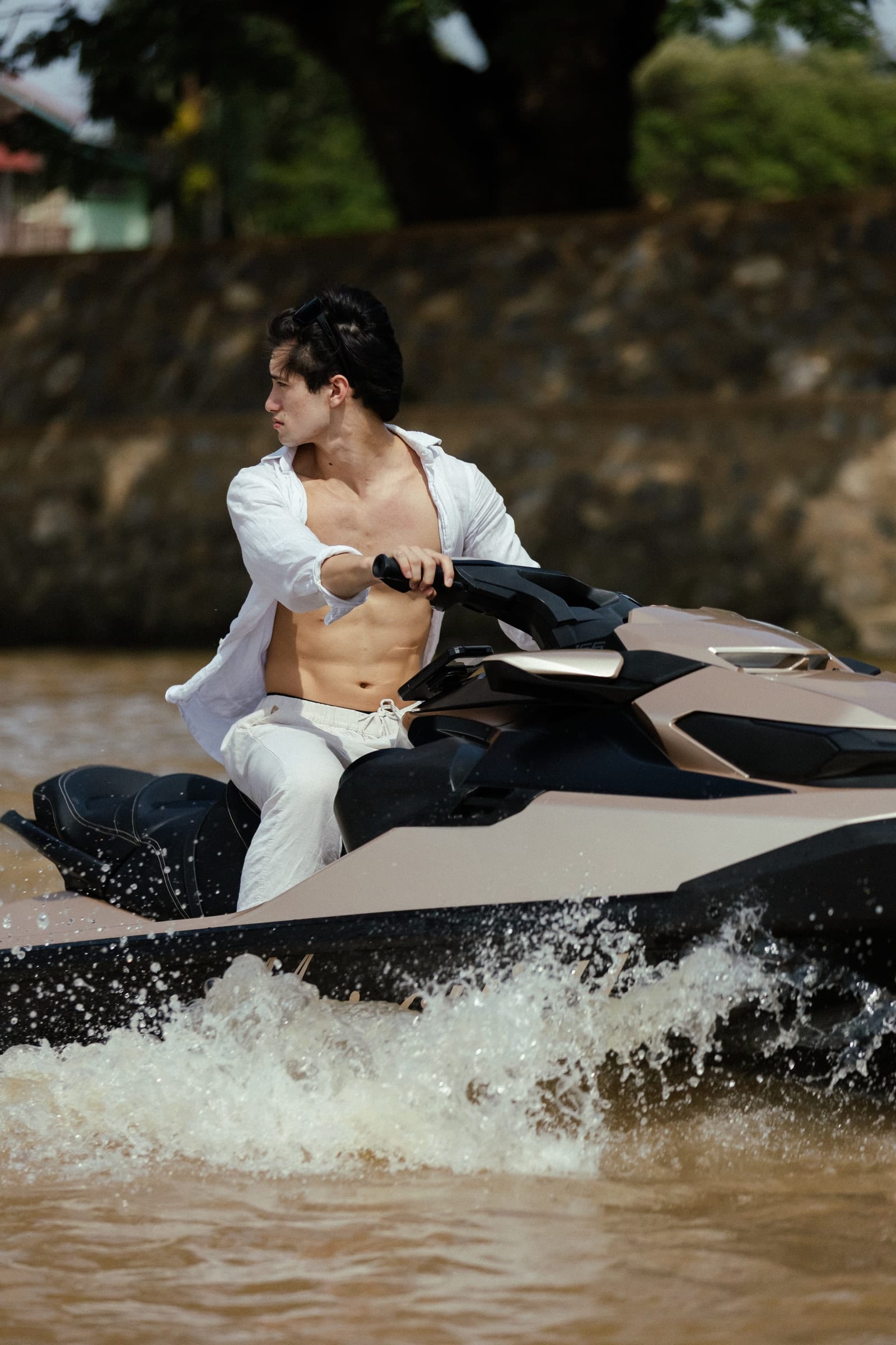 เปิดคันเร่ง — Mercury GT jet ski Ayutthaya (40)