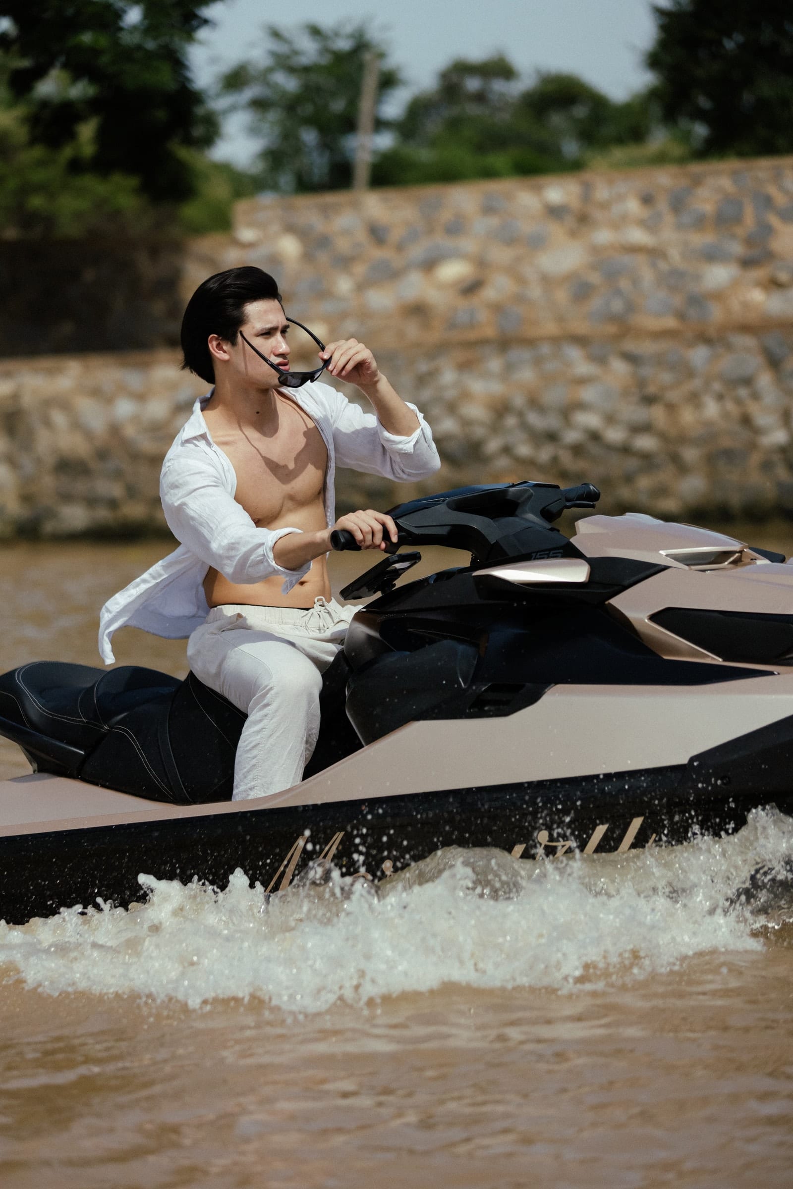 เปิดคันเร่ง — Mercury GT jet ski Ayutthaya (41)