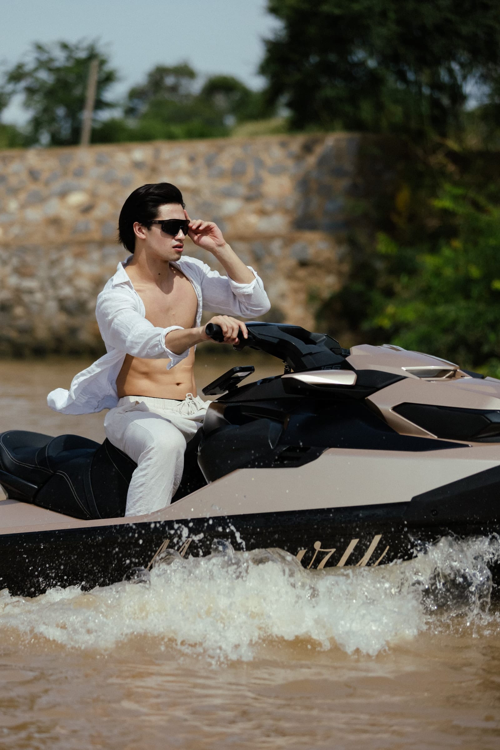 เปิดคันเร่ง — Mercury GT jet ski Ayutthaya (42)